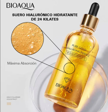 Serum De Acido Hialuronico Gold Bioaqua